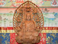 台北、桑耶精舍，供奉的地藏菩萨
